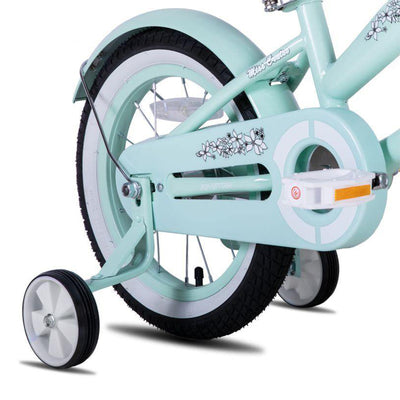 Joystar Miss Cruiser Kids Toddler Bike w/Training Wheels, Ages 2-4, Mint Green