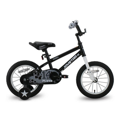 Joystar Pluto 16 Inch Ages 4 to 7 Kids Boys BMX Bike with Training Wheels, Black
