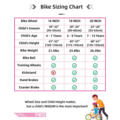 Joystar NEO BMX Bike Ages 7-13 with Training Wheels, 20", Pink (Open Box) - VMInnovations