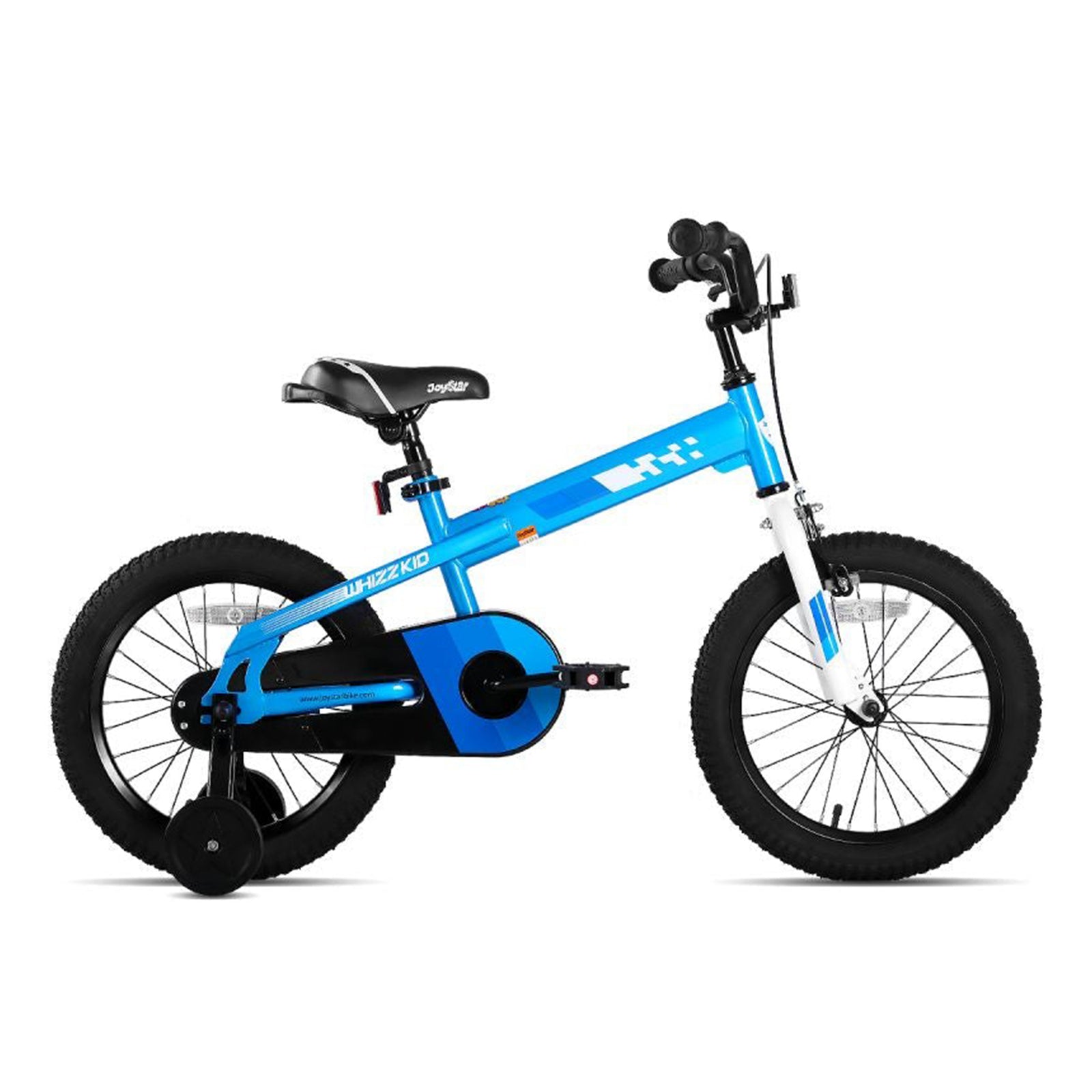 Joystar Whizz Bike for Boys & Girls Ages 3-5 w/ Training Wheels, 14", Blue(Used) - VMInnovations