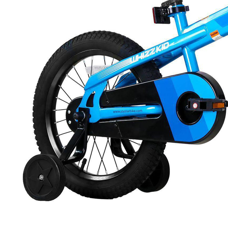 Joystar Whizz Bike for Boys & Girls Ages 3-5 w/ Training Wheels, 14", Blue(Used)