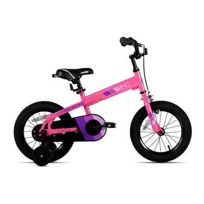 Joystar Whizz BMX Kids Bike Boys & Girls Ages 3-5 w/ Training Wheels, 14", Pink