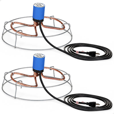 Farm Innovators H-429 1500 Watt Cast Aluminum Submergible Water Deicer (2 Pack)