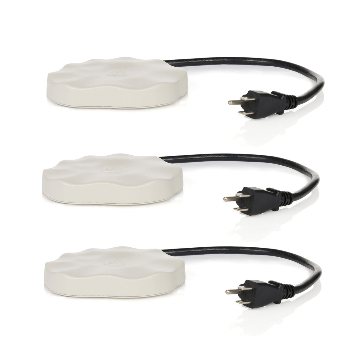 Farm Innovators HR-75 Decorative Heated Rock Bird Bath De-Icer, 75 Watt (3 Pack)