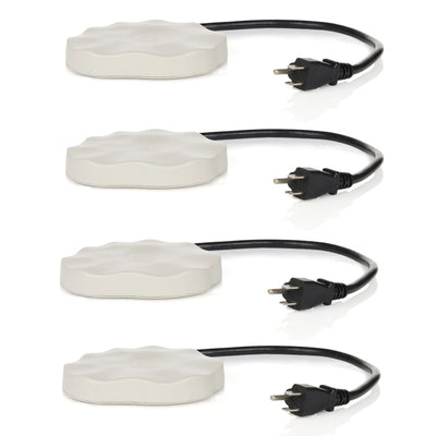 Farm Innovators HR-75 Decorative Heated Rock Bird Bath De-Icer, 75 Watt (4 Pack)