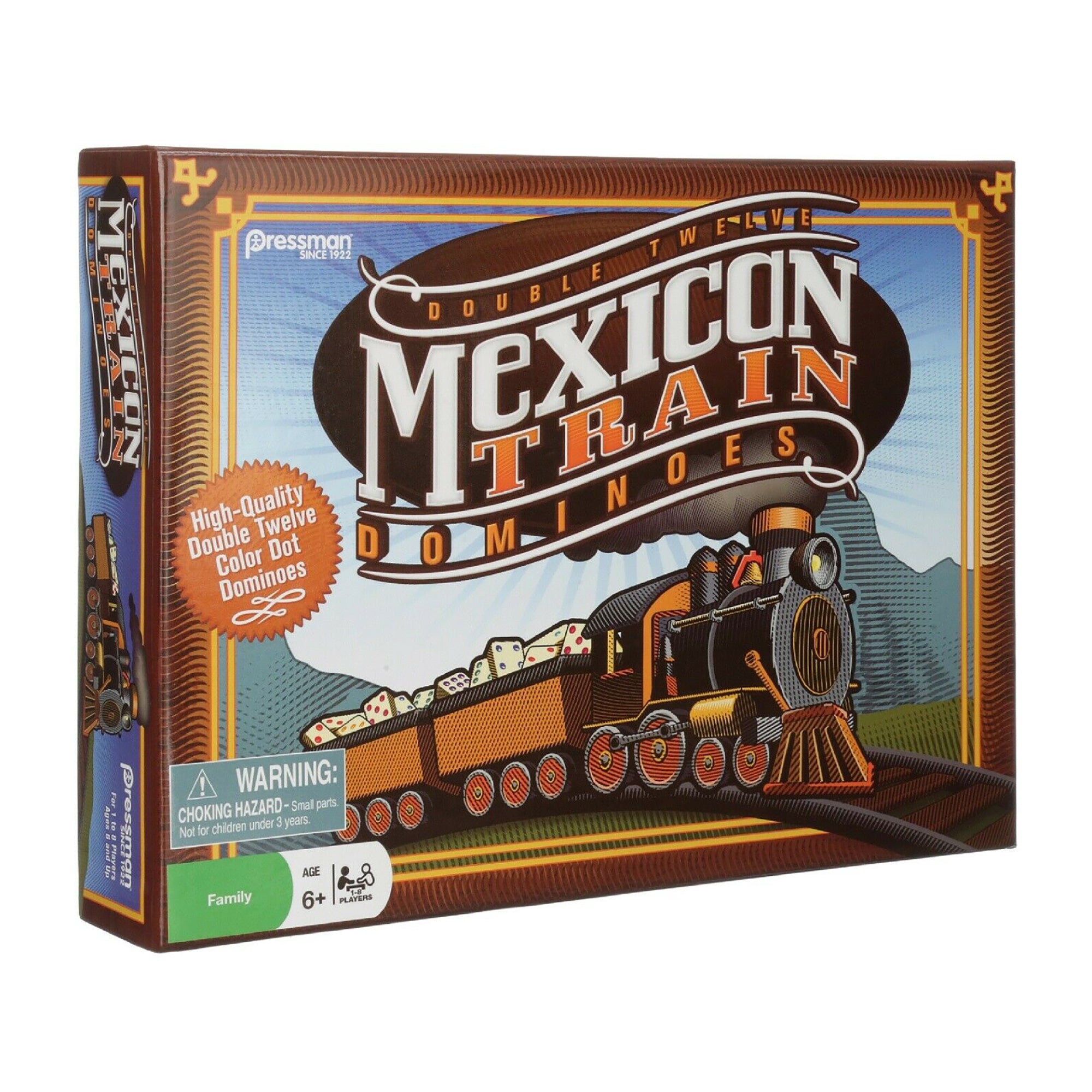 Pressman Oregon Trail Journey to Willamette Valley w/ Mexican Train Dominoes Set - VMInnovations