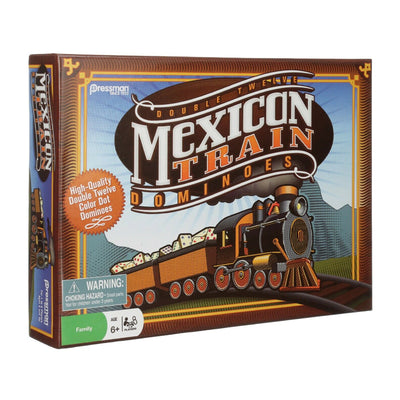 Pressman Oregon Trail Journey to Willamette Valley w/ Mexican Train Dominoes Set - VMInnovations
