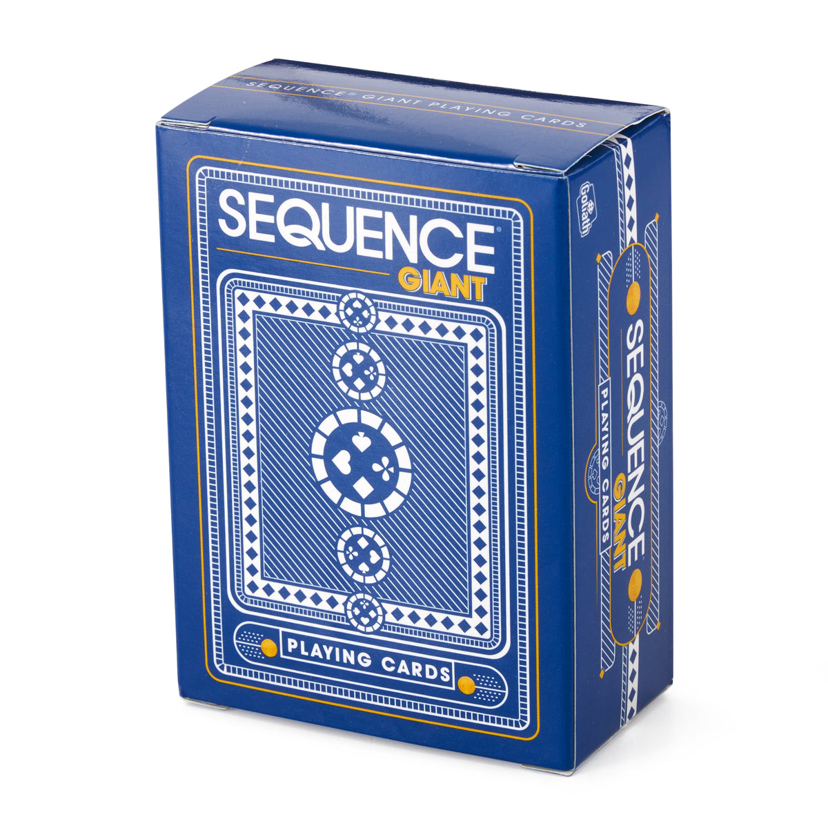 JAX Giant Sequence Jumbo Tube Edition with Deluxe Playing Mat, Cards, and Chips