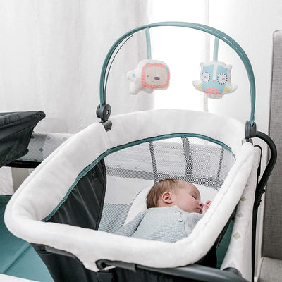 Ingenuity Smart and Simple Packable Portable Playard Pen w/ Changing Table, Nash - VMInnovations