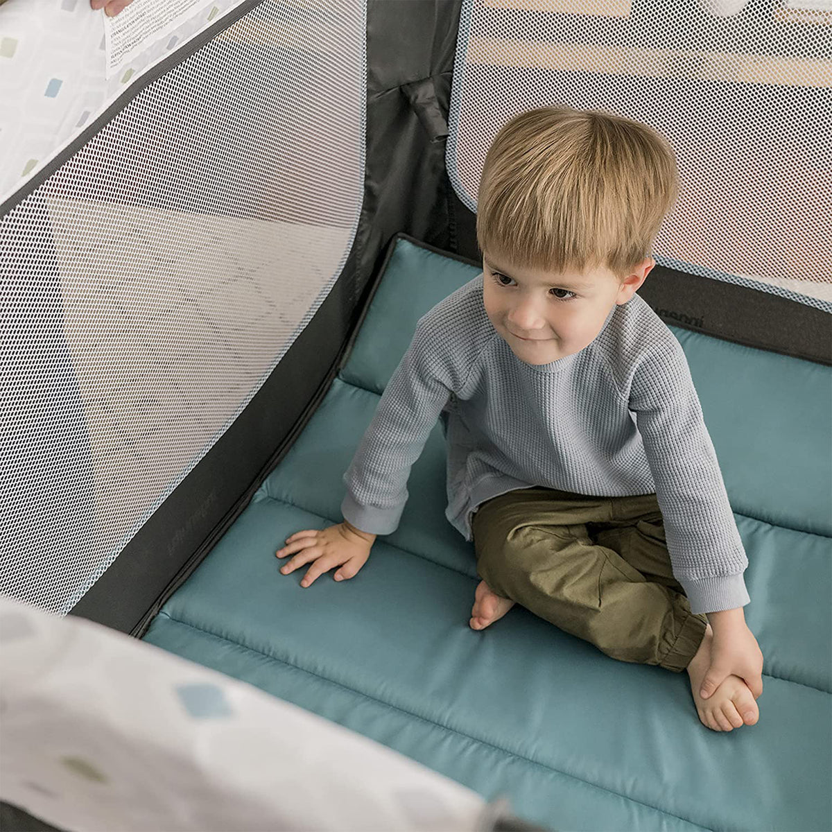 Ingenuity Smart and Simple Packable Portable Playard Pen w/ Changing Table, Nash - VMInnovations