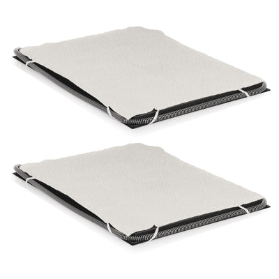 Farm Innovators 70 Watt Medium Plastic Heated Pet Mat with Fleece Cover (2 Pack)