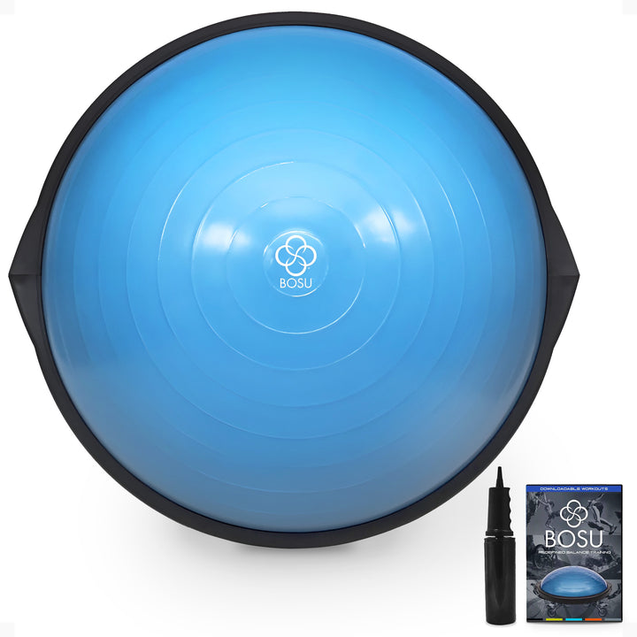 Bosu Multi Functional Home Gym 26" Original Balance Strength Trainer Ball, Blue - VMInnovations