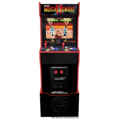 Arcade1Up Midway Legacy Mortal Kombat Arcade Cabinet & Adjustable Padded Stool
