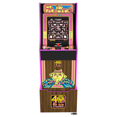 Arcade1Up Ms. Pac Man 40th Anniversary Classic 10 In 1 Arcade Machine(For Parts)