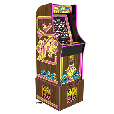 Arcade1Up Ms. Pac Man 40th Anniversary Classic 10 In 1 Arcade Machine(For Parts)