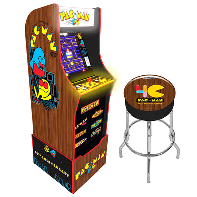 Arcade1Up Pac Man 40th Anniversary 7 in 1 Arcade Game Cabinet Machine (Used)