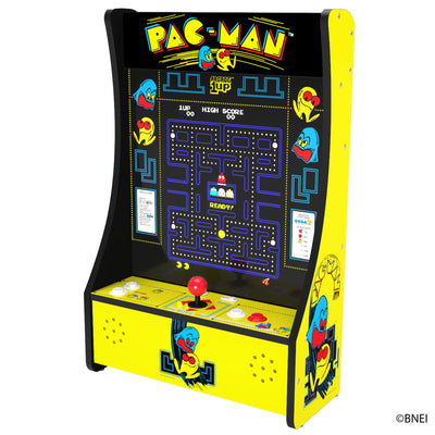 Arcade1Up Pac Man 5 in 1 Countertop Arcade Cabinet & Adjustable Padded Stool