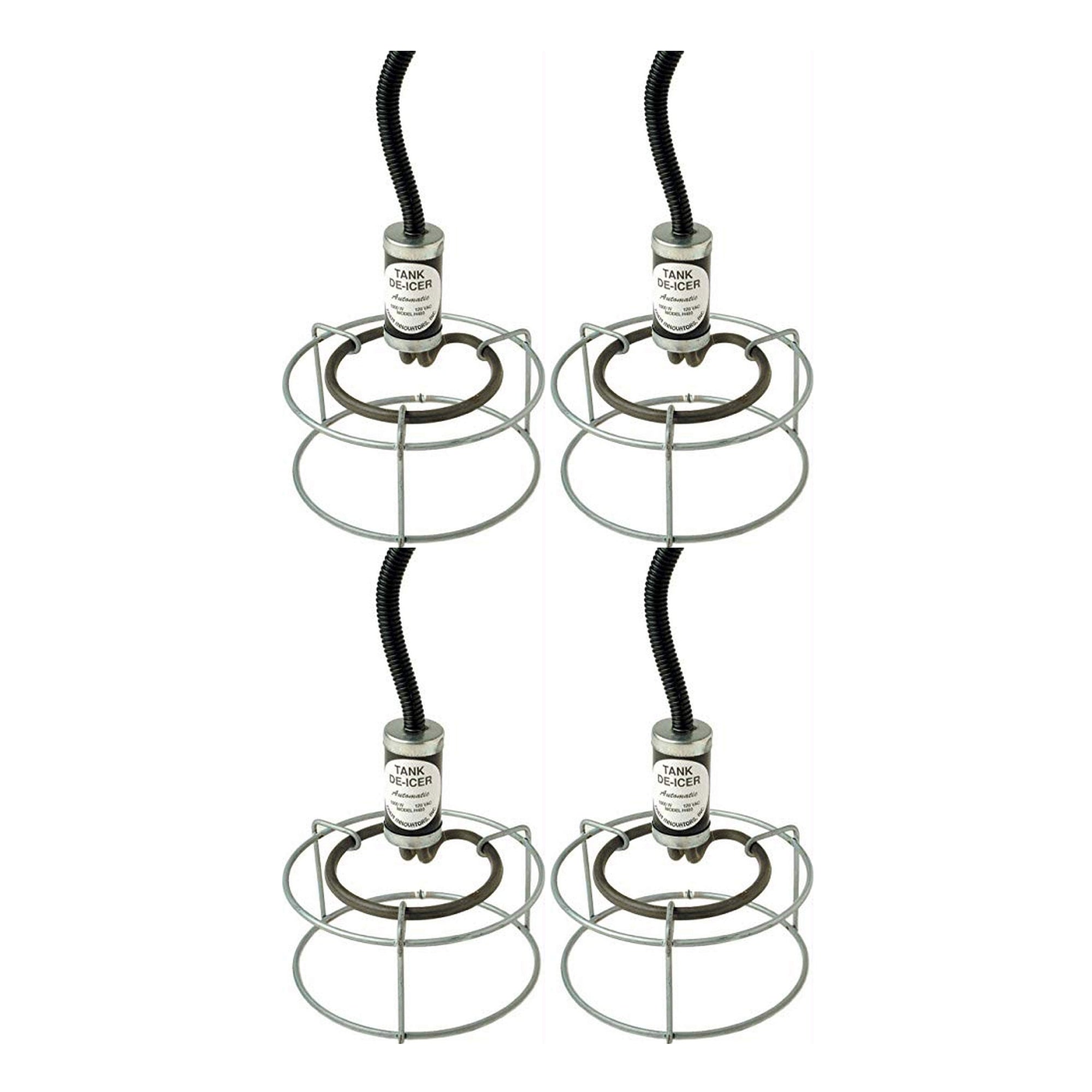 Farm Innovators Submergible Bucket Heater with Attached Guard, 1000 W (4 Pack)
