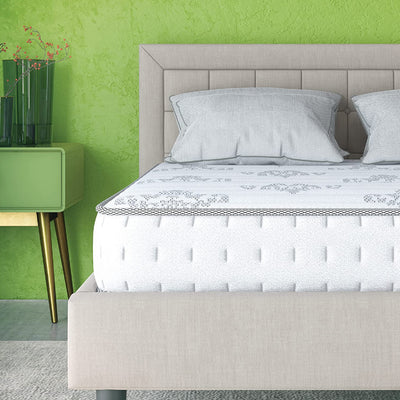 Classic Brands Decker Memory Foam & Innerspring Hybrid 10 Inch Mattress, Queen