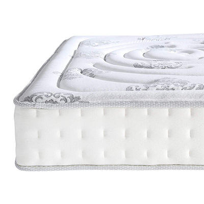 Classic Brands Decker Memory Foam & Innerspring Hybrid 10 Inch Mattress, Queen