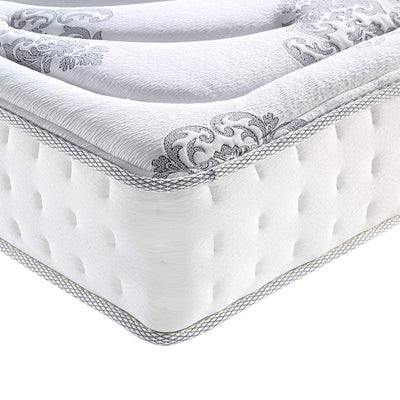 Classic Brands Decker Memory Foam & Innerspring Hybrid 10 Inch Mattress, Queen