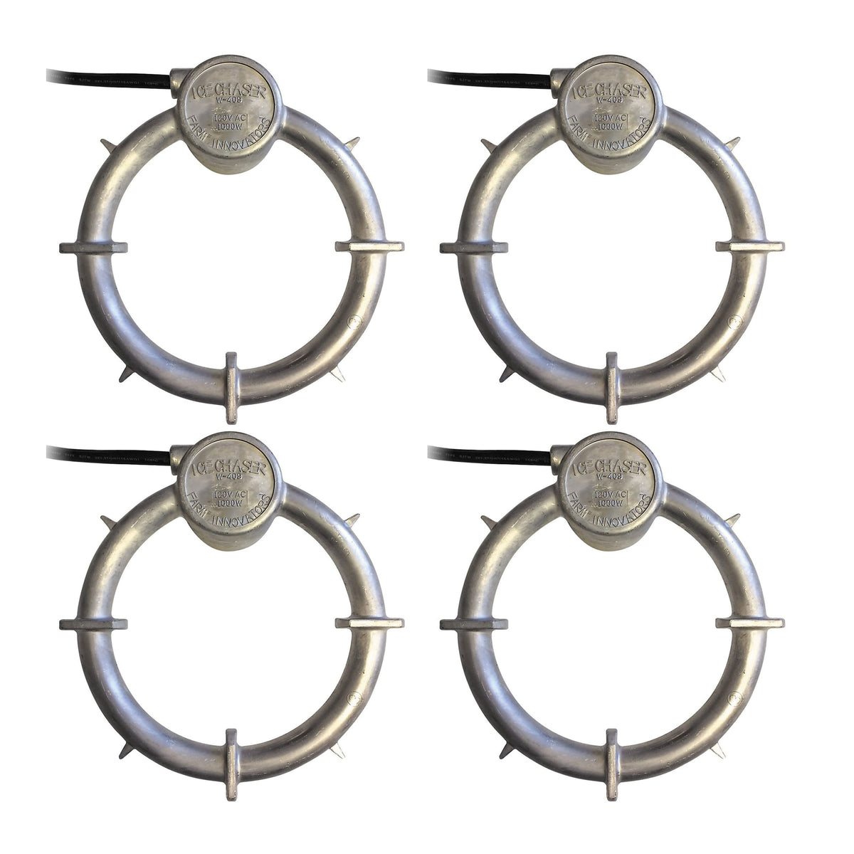 Farm Innovators W-409 Submergible Bucket Heater with Guard, 1000 Watt (4 Pack)