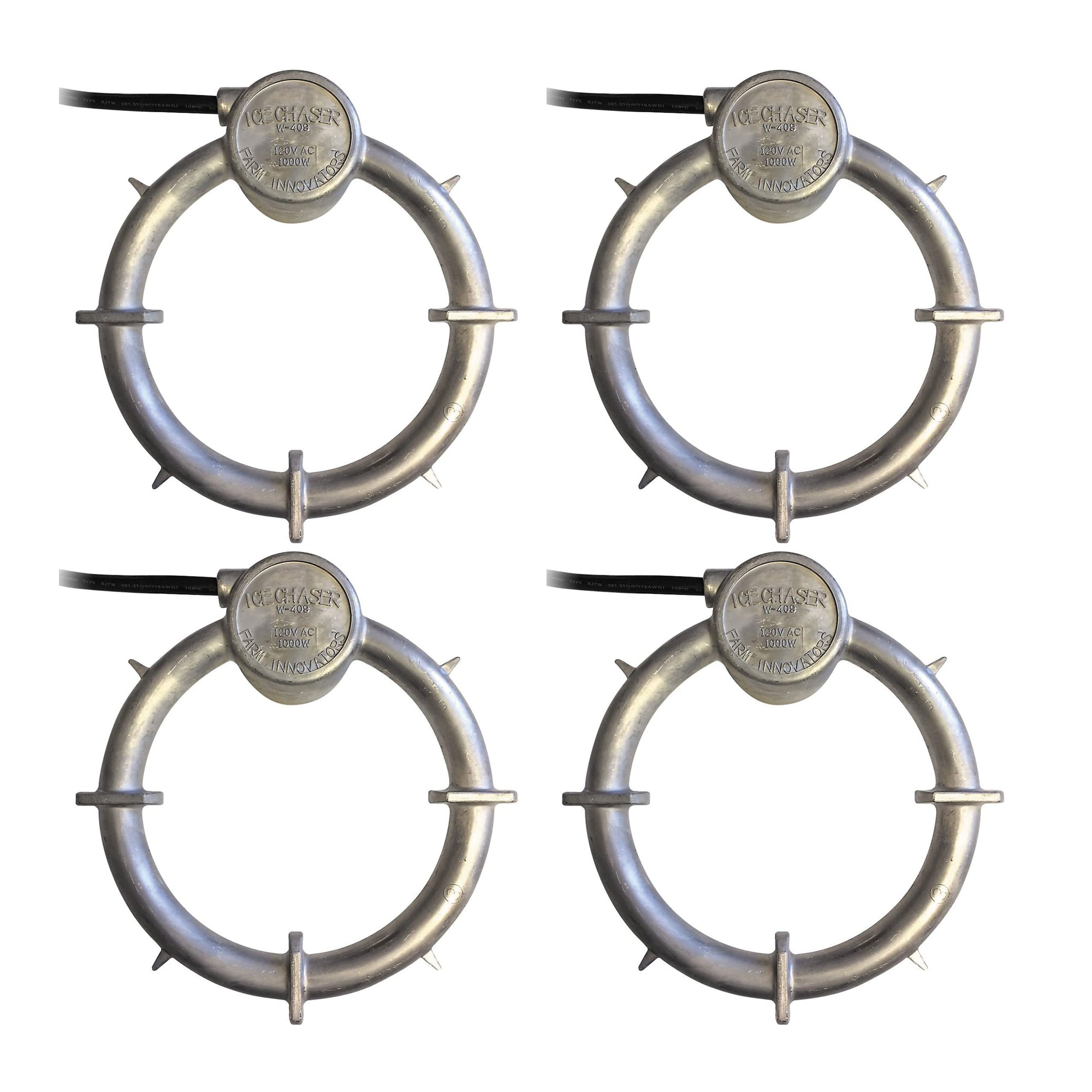 Farm Innovators W-409 Submergible Bucket Heater with Guard, 1000 Watt (4 Pack)