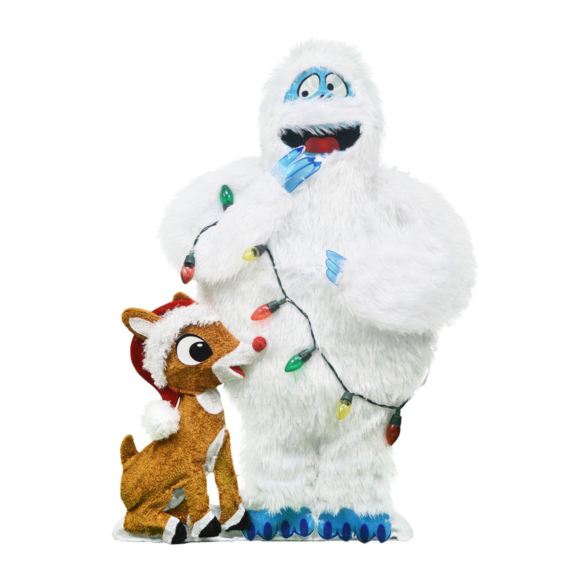 ProductWorks 32" Rudolph & Bumble Indoor/Outdoor Festive Decoration(Used) - VMInnovations