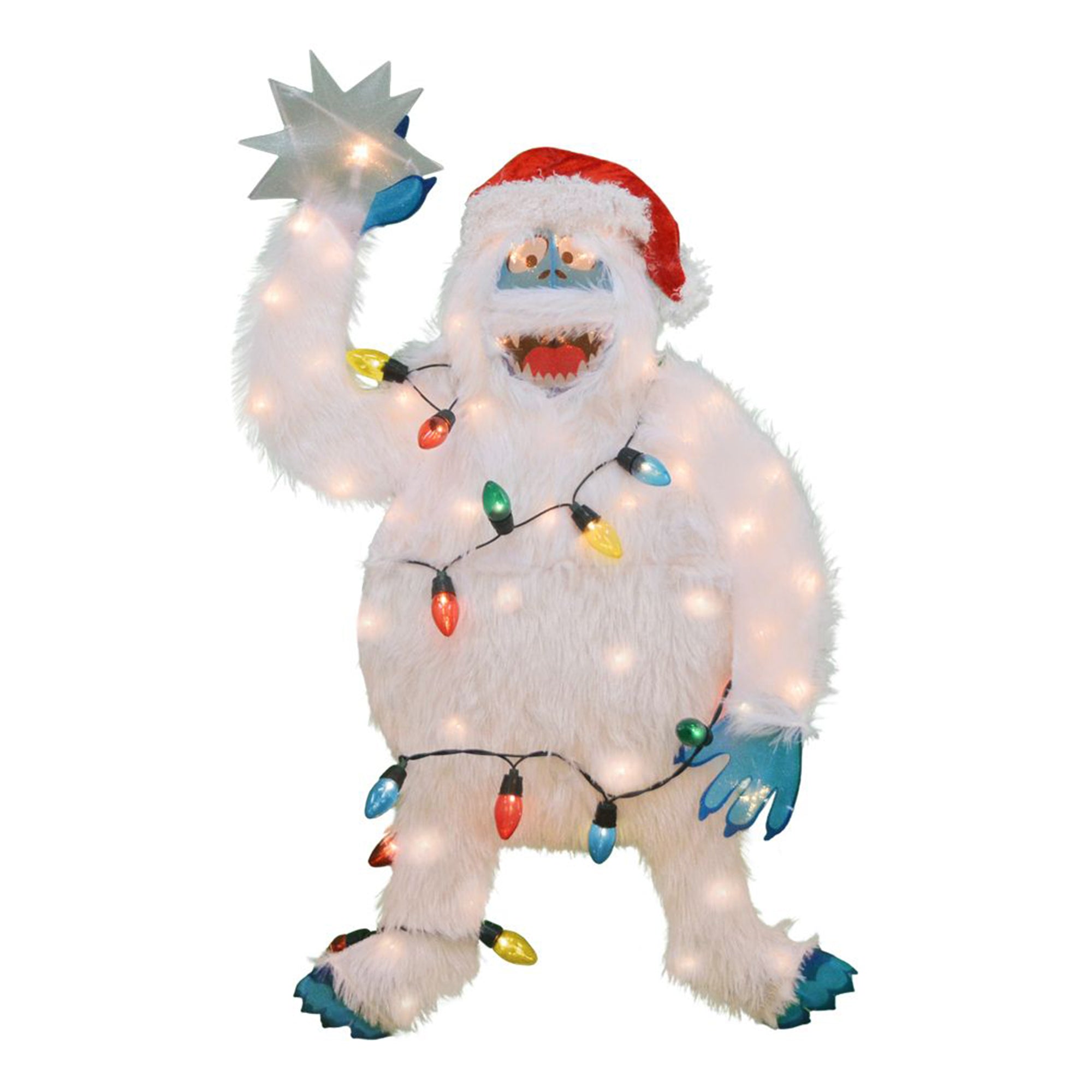 ProductWorks 32 In Bumble with Tree Star and Bumble with Santa Hat Yard Displays - VMInnovations