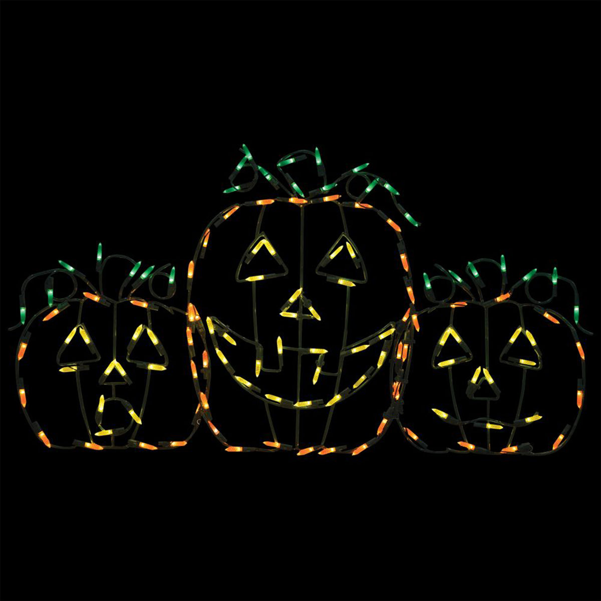 ProductWorks Pro Line Holiday Display Set w/ Waving Santa & Jack-O-Lanterns