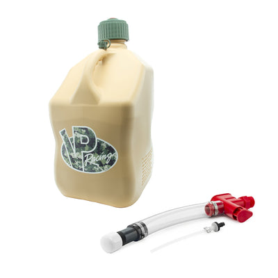 VP Racing Fuels No Spill Fluid Control System With 5 Gallon Utility Jug, Tan