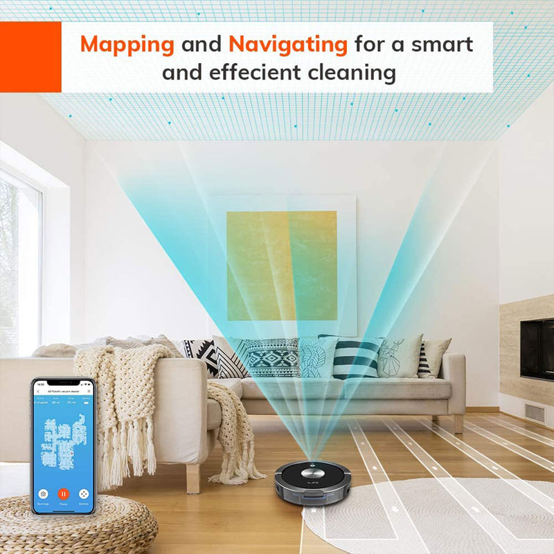 ILIFE A9 Robot Autonomous Floor Vacuum Cleaner with Alexa and App Compatibility