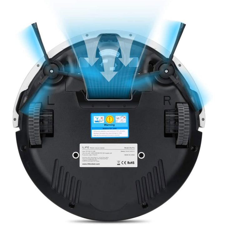 ILIFE V5s Pro Robot 2 in 1 Vacuum for Hard Floor and Low Pile Carpet (Open Box)
