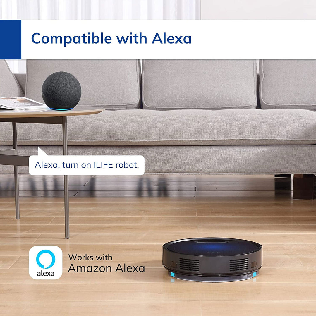 ILIFE B5 Max Robot Autonomous Floor Vacuum w/Alexa Compatibility & 3 Bags (Used)