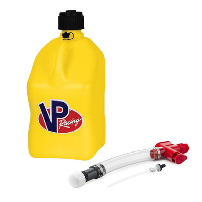 VP Racing Fuels No Spill Fluid Control System With 5 Gallon Utility Jug, Yellow