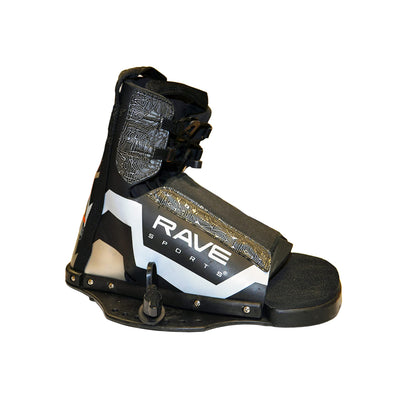 Rave Sports Adult Freestyle Wakeboard with Striker Boots and Bindings, Blue
