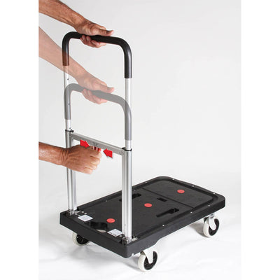 Magna Cart FF 4 Wheel Folding Platform Transport Cart with 300 Pound Capacity - VMInnovations