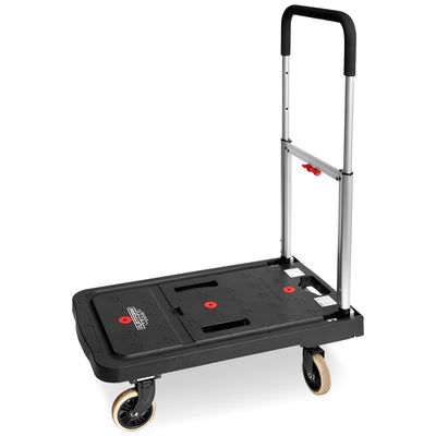Magna Cart FF 4 Wheel Folding Platform Transport Cart with 300 Pound Capacity - VMInnovations