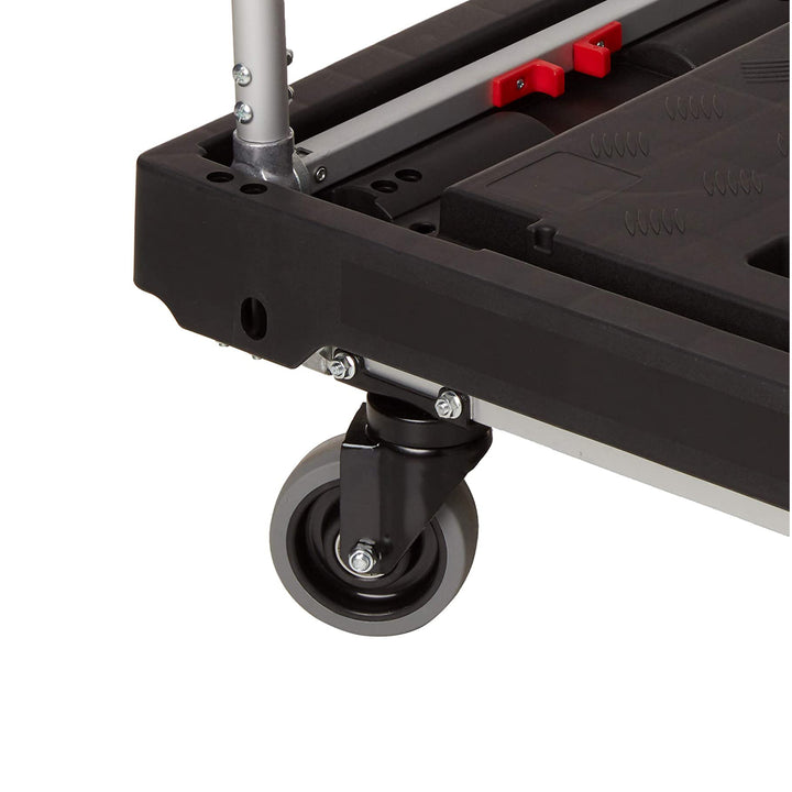 Magna 4 Wheel Folding Platform Transport Cart w/500 Pound Capacity(Open Box)