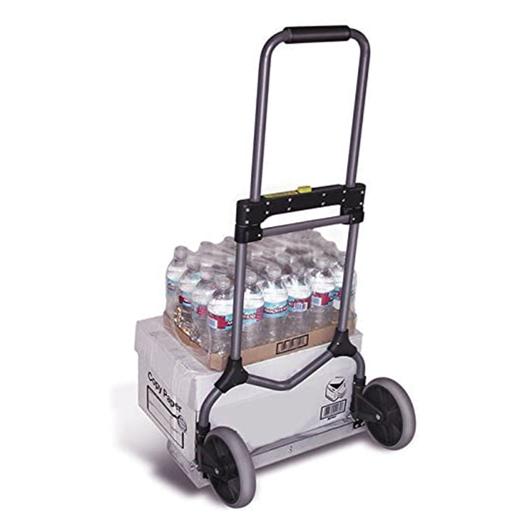 Magna Cart Elite Folding Aluminum Hand Truck, 200 Pound Capacity, Silver (Used) - VMInnovations