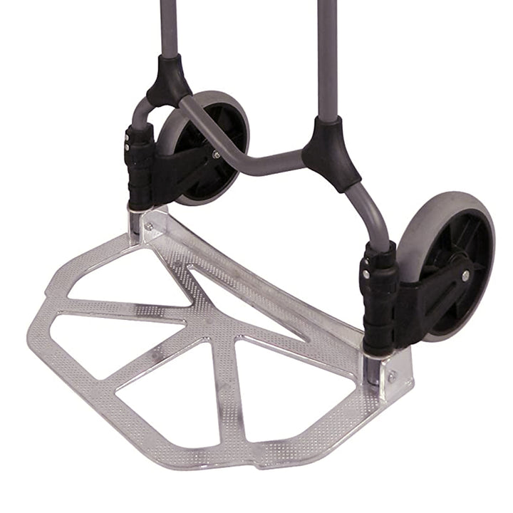 Magna Cart Elite Folding Aluminum Hand Truck, 200 Pound Capacity, Silver (Used) - VMInnovations