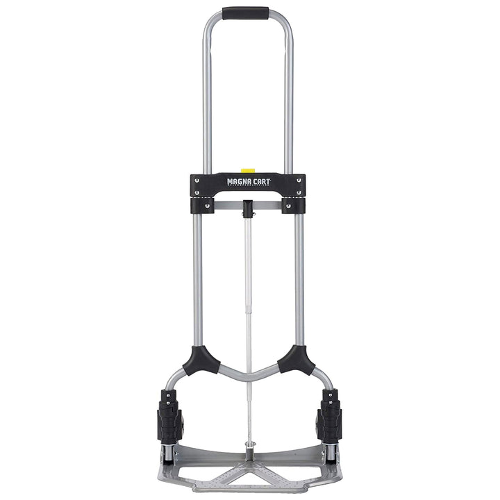 Magna Cart Personal MCI Folding Steel Hand Truck, 160lb Capacity, Silver/Black