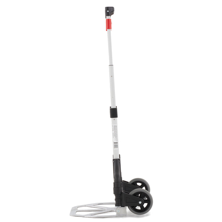 Magna Cart Personal MCX Folding Aluminum Hand Truck, 150lb Capacity, Black/Red