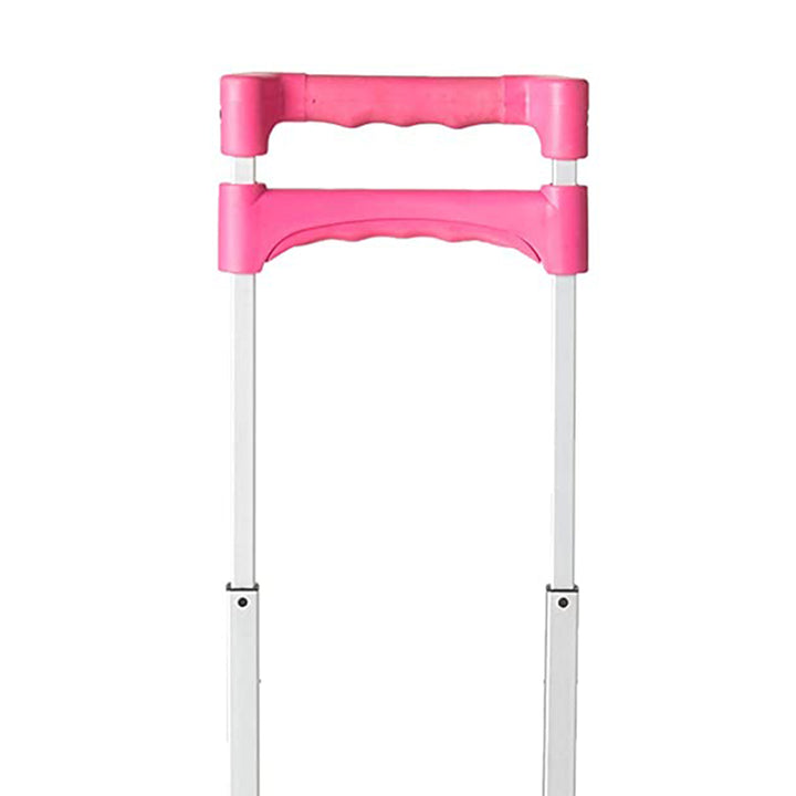 Magna Cart Personal MCX Folding Aluminum Hand Truck, 150 Pound Capacity, Pink