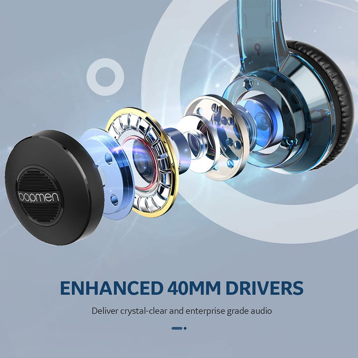 EKSA RGB Plug In Gaming Headset, Blue, with S100 Headphones with Mic, Black - VMInnovations