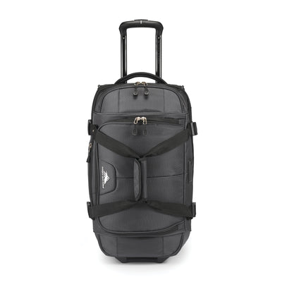 High Sierra 22 Inch Drop Bottom Wheeled Duffel Bag w/Handle, Mercury (Open Box) - VMInnovations