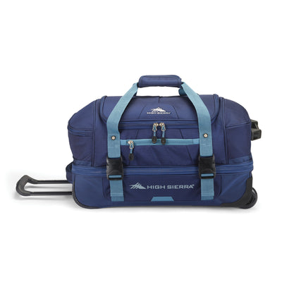 High Sierra Fairlead 22" Drop Bottom Wheeled Duffel Bag w/ Handle (Open Box) - VMInnovations