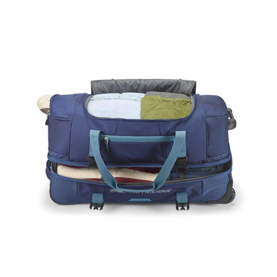 High Sierra Fairlead 22" Drop Bottom Wheeled Duffel Bag w/ Handle (Open Box)