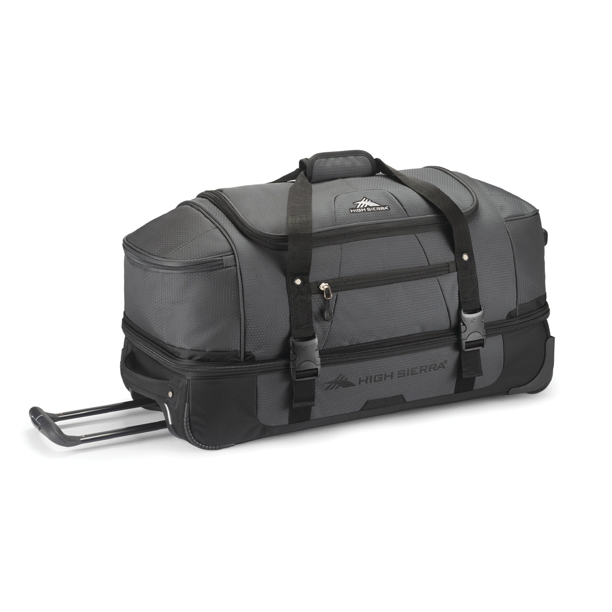 Fairlead 28in Drop Bottom Wheeled Duffel Bag with Handle,Mercury (Open Box) - VMInnovations