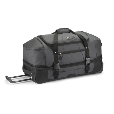High Sierra Fairlead 28 Inch Drop Bottom Wheeled Duffel Bag with Handle (Used)